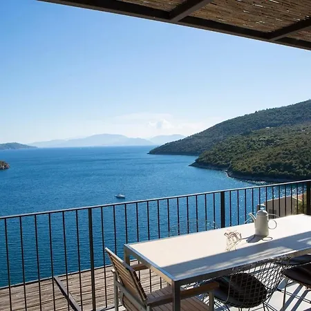 别墅 Kastos -stylish With Private Sea Access *