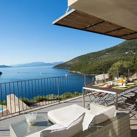 别墅 Kastos -stylish With Private Sea Access
